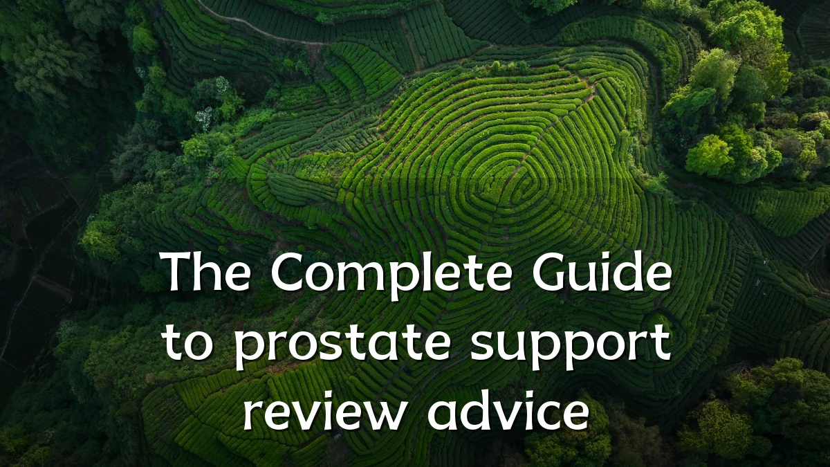 The Complete Guide to prostate support review advice