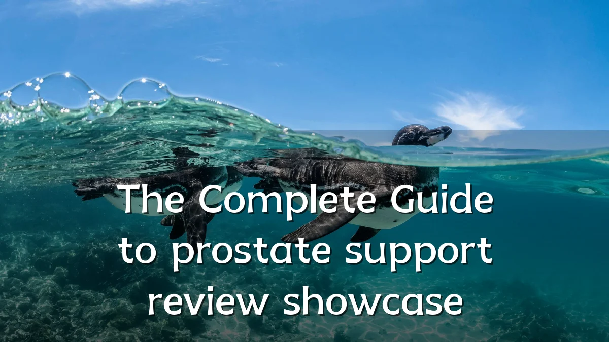 The Complete Guide to prostate support review showcase