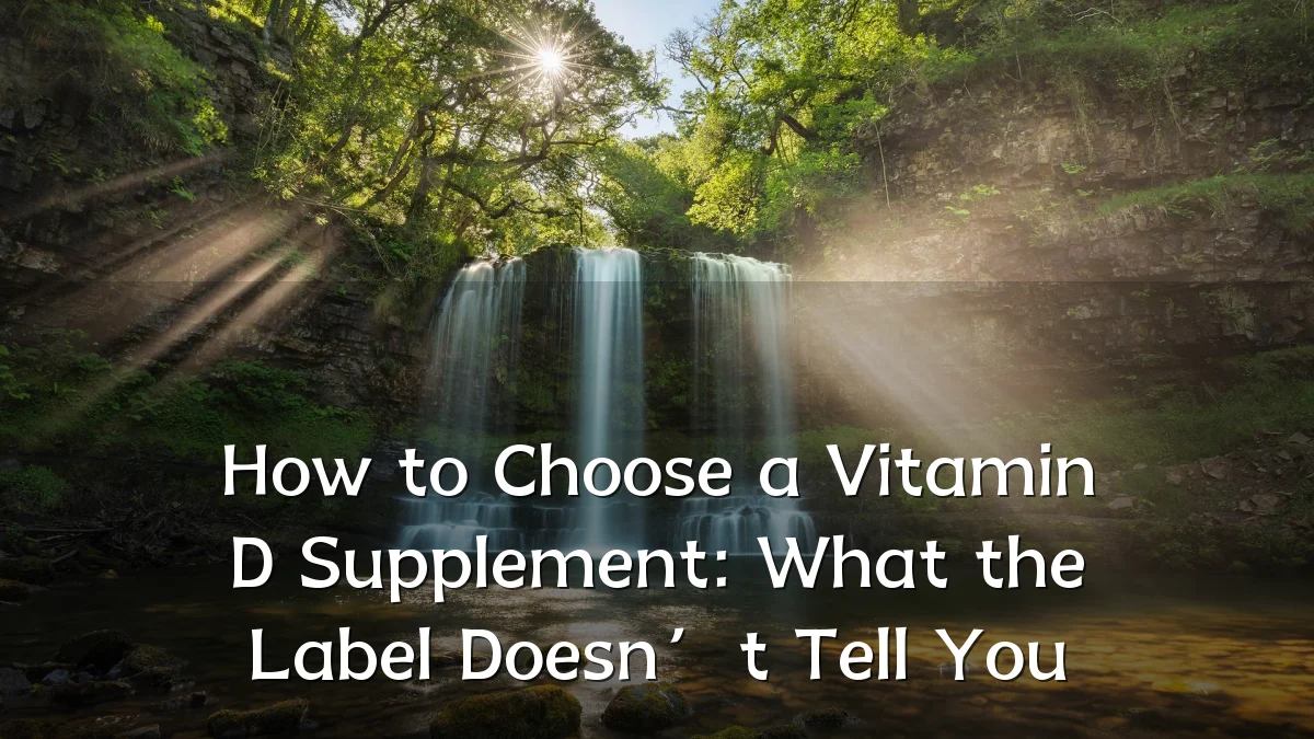 How to Choose a Vitamin D Supplement: What the Label Doesn’t Tell You