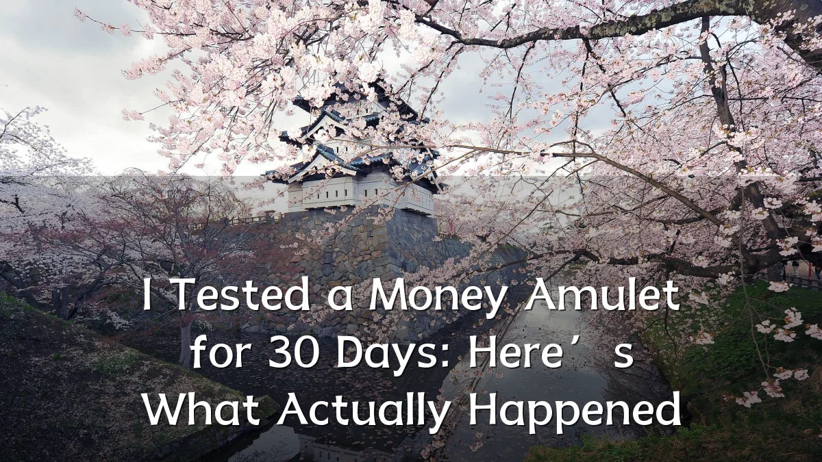 I Tested a Money Amulet for 30 Days: Here’s What Actually Happened
