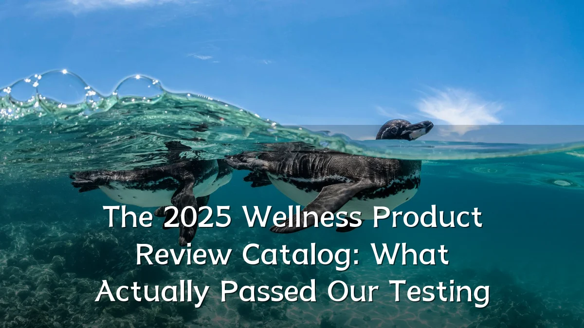 The 2025 Wellness Product Review Catalog: What Actually Passed Our Testing