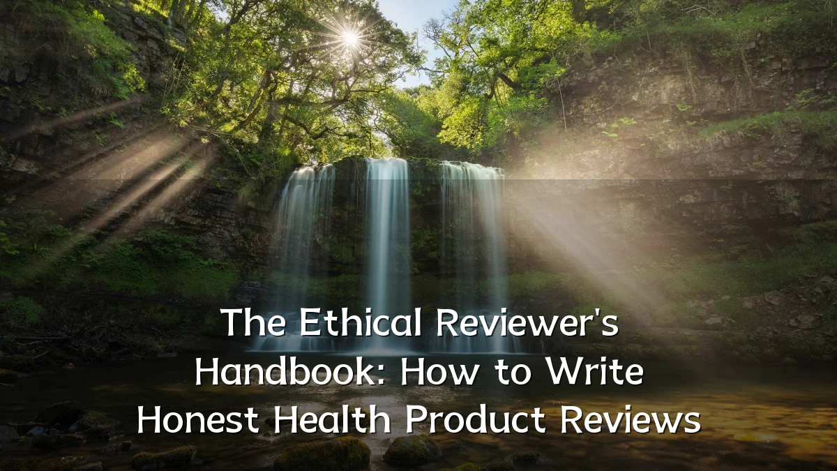 The Ethical Reviewer's Handbook: How to Write Honest Health Product Reviews