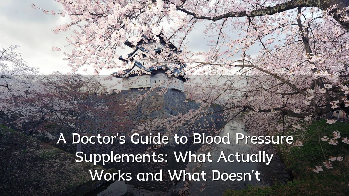 A Doctor's Guide to Blood Pressure Supplements: What Actually Works and What Doesn't