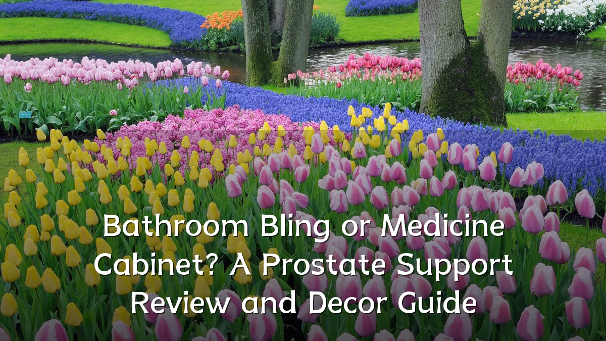 Bathroom Bling or Medicine Cabinet? A Prostate Support Review and Decor Guide