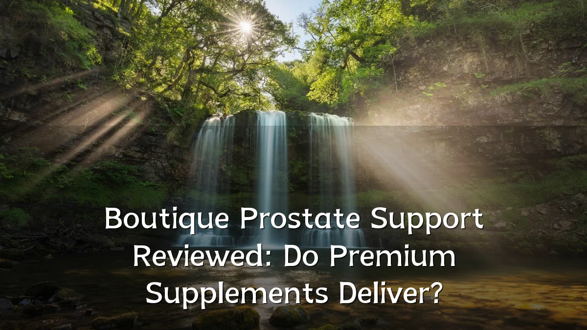 Boutique Prostate Support Reviewed: Do Premium Supplements Deliver?