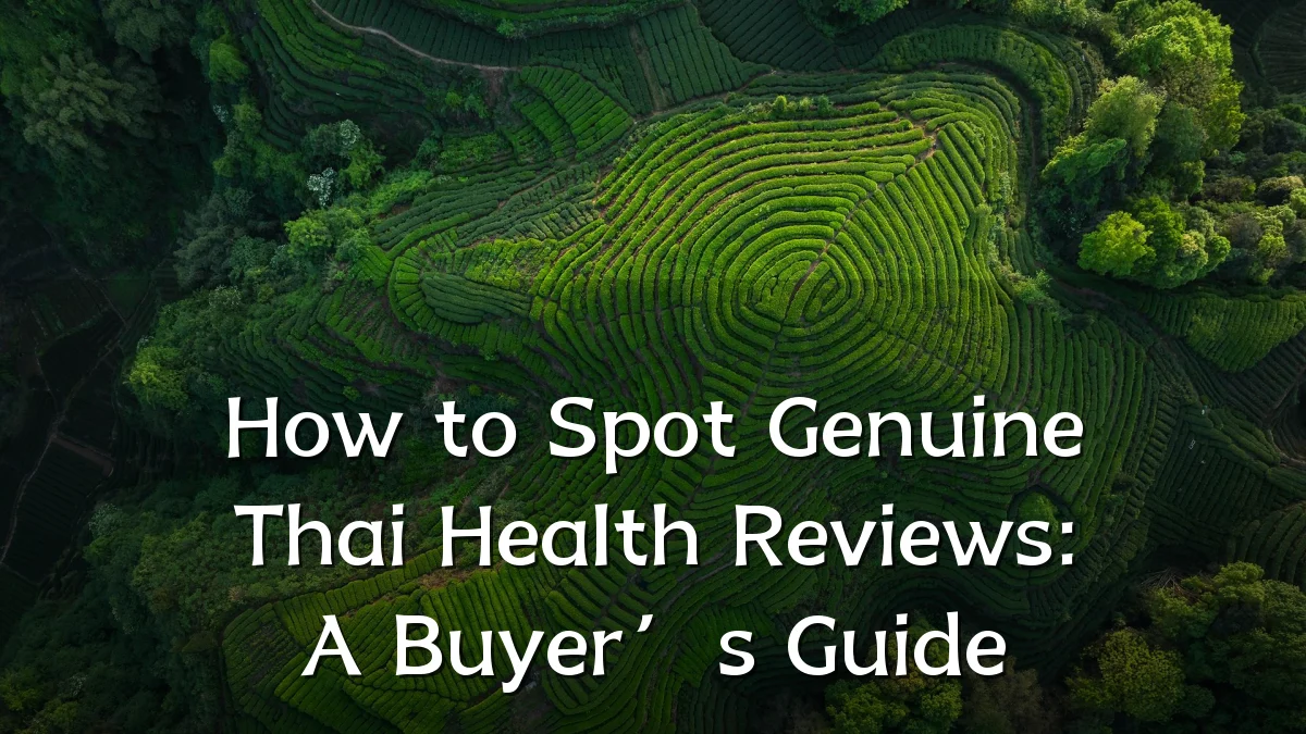 How to Spot Genuine Thai Health Reviews: A Buyer’s Guide