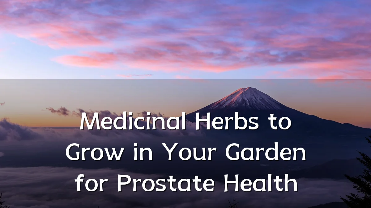 Medicinal Herbs to Grow in Your Garden for Prostate Health