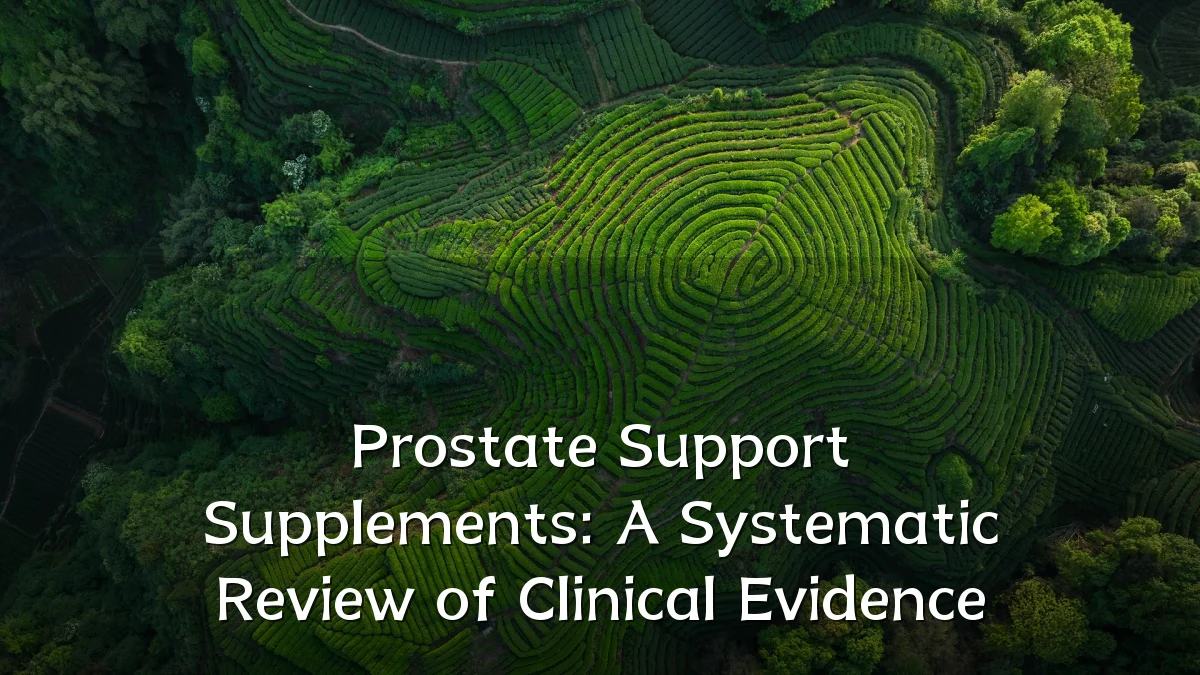 Prostate Support Supplements: A Systematic Review of Clinical Evidence