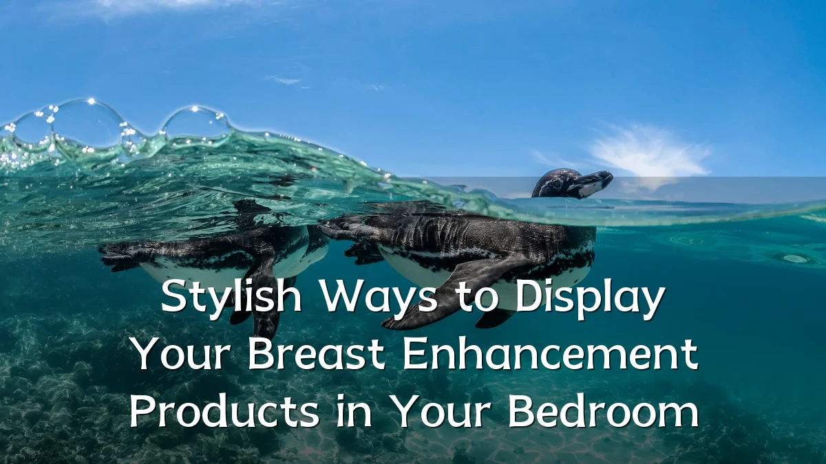 Stylish Ways to Display Your Breast Enhancement Products in Your Bedroom