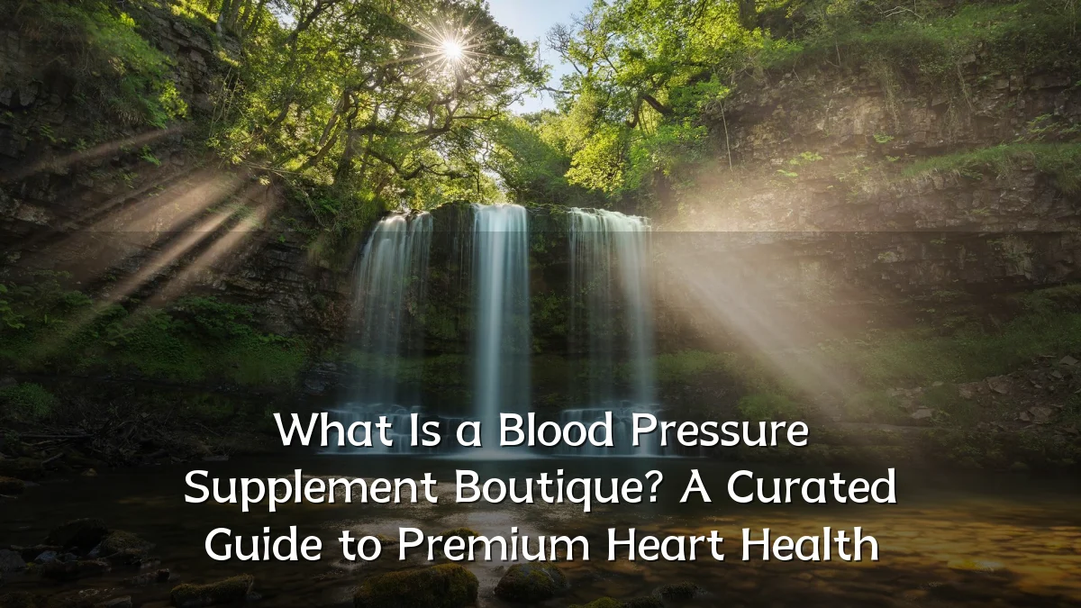 What Is a Blood Pressure Supplement Boutique? A Curated Guide to Premium Heart Health